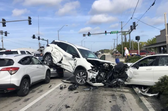 Car Accident Scene